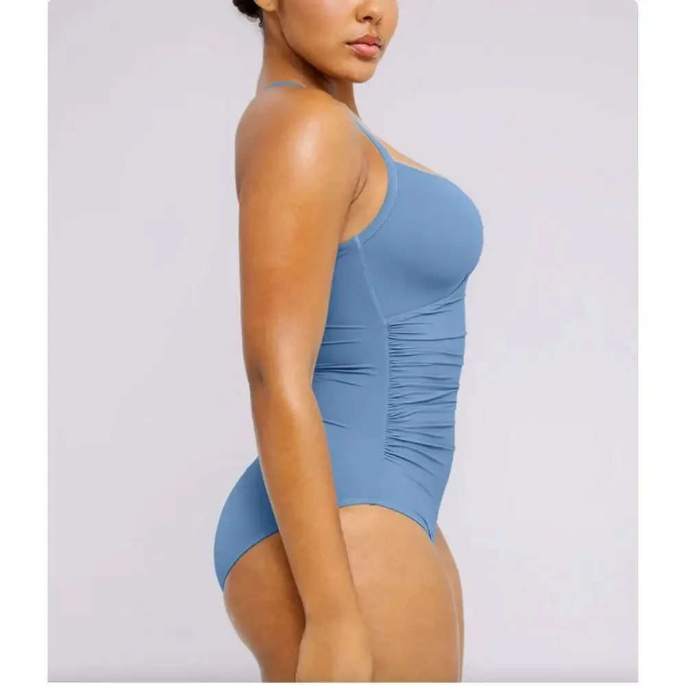 NWT ShapeLLX Smart Sculpt™ U-Ring Cut Out Shaping Swimsuit Sz XXL